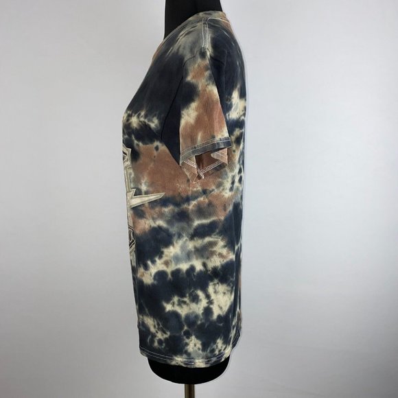 Johnny Cash S Man In Black Multicolor Tie Dye Graphic T-Shirt Tee Short Sleeve - Picture 8 of 12